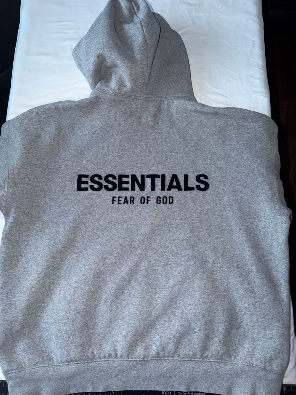 Essentials Fear Of God Grey Hoodie, Size Medium - Picture 5 of 8